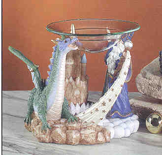 *  YOU  WANT  FANCY  ?  WELL  HERE  IS  A  FANCY  WIZARD  DRAGON  FRAGRANCE  OIL  WARMER  YOU  WILL  JUST  HAVE  TO  HAVE  !!!!