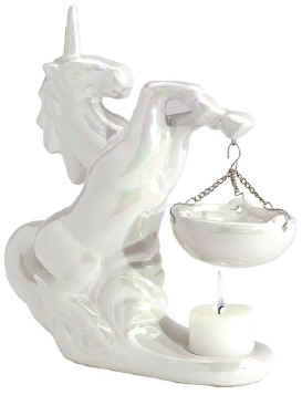*  YOU  WANT  FANCY  ?  WELL  HERE  IS  A  FANCY  PEARLIZED  UNICORN  FRAGRANCE  OIL  WARMER  YOU  WILL  JUST  HAVE  TO  HAVE  !!!!