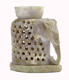 *  YOU  WANT  FANCY  ?  WELL  HERE  IS  A  FANCY  ELEPHANT  SOAPSTONE   FRAGRANCE  OIL  WARMER  YOU  WILL  JUST  HAVE  TO  HAVE  !!!!