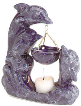 *  YOU  WANT  FANCY  ?  WELL  HERE  IS  A  FANCY   THREE  DOLPHIN  FRAGRANCE  OIL  WARMER  YOU  WILL  JUST  HAVE  TO  HAVE  !!!!